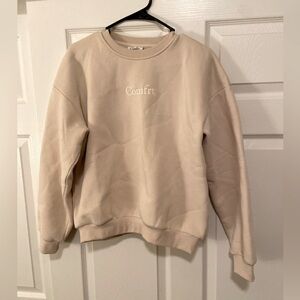 Beige Comfort Kid's Crew Sweatshirt